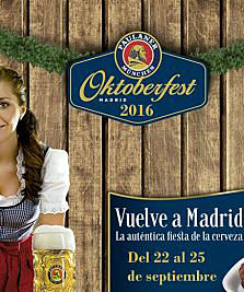 Llega el Oktoberfest Madrid del 22 al 25 de septiembre